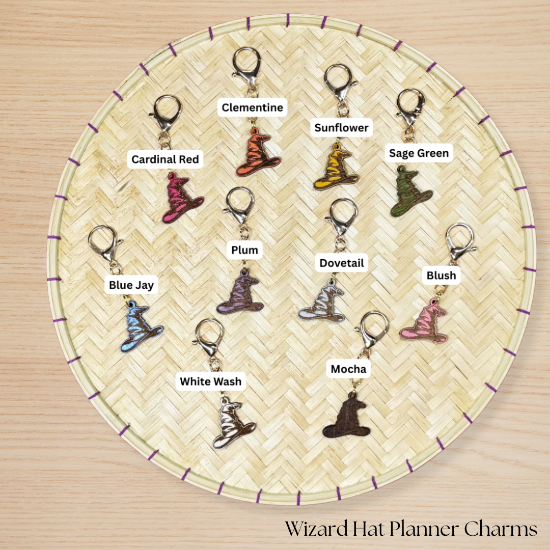 Wizard Hat Planner Charm