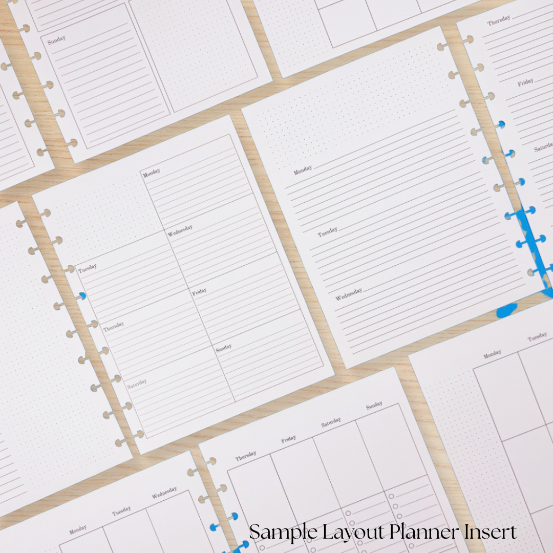 Sample Layout Planner Insert Pack