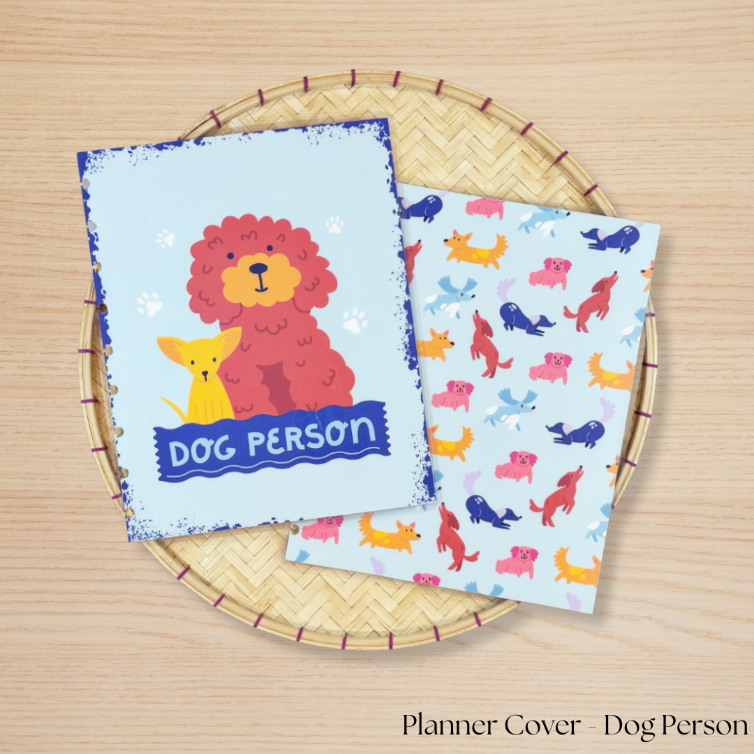 Dog Person Planner Cover