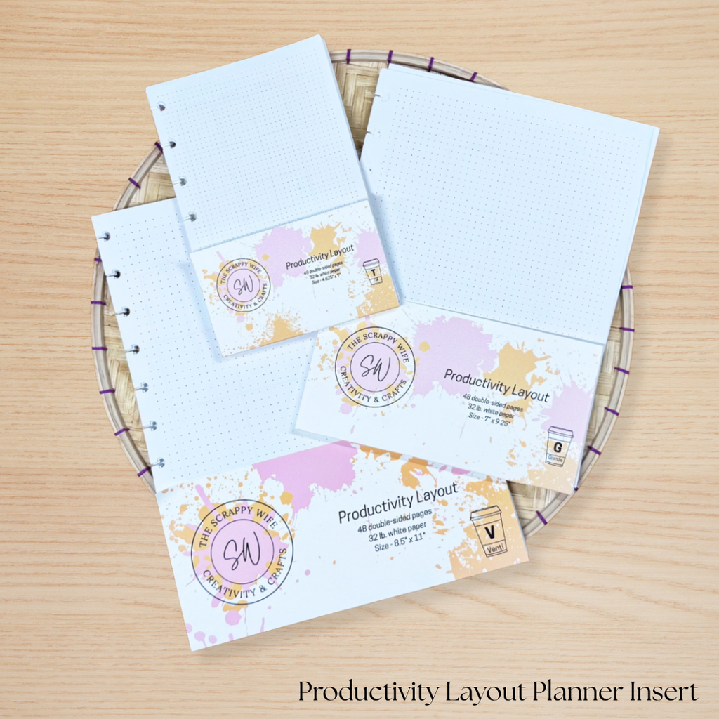 Productivity Planner Layout