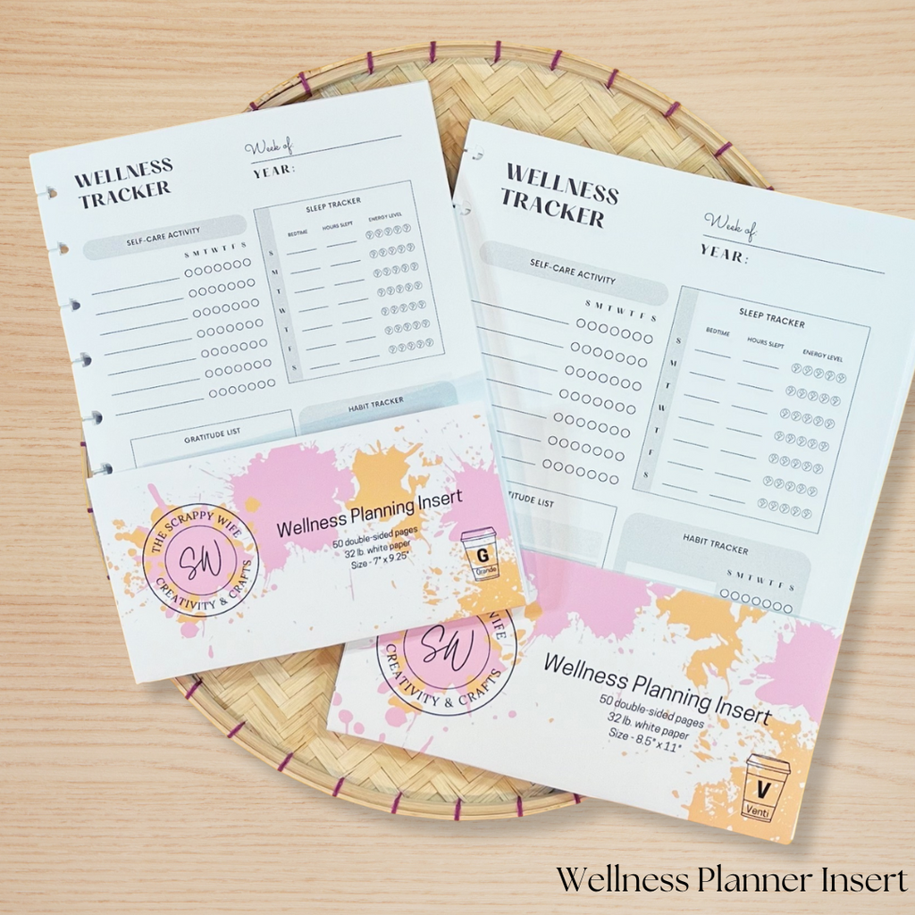Wellness Planner Insert