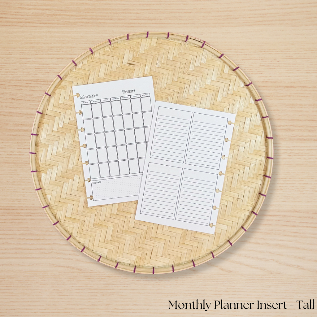 Monthly Planning Insert