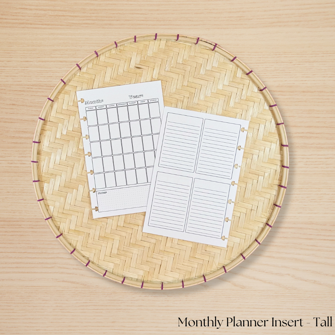 Monthly Planning Insert