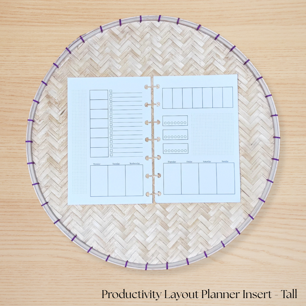 Productivity Planner Layout