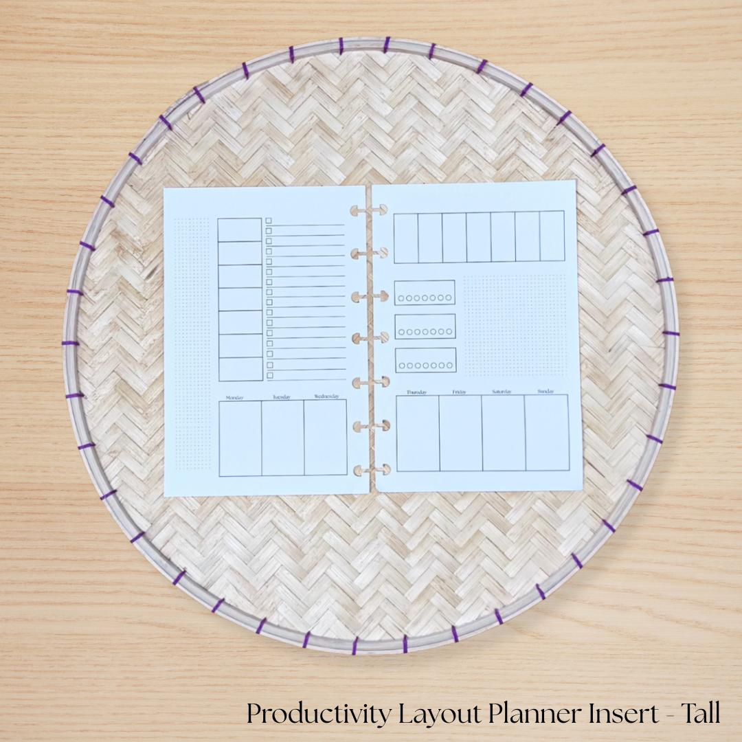 Productivity Planner Layout