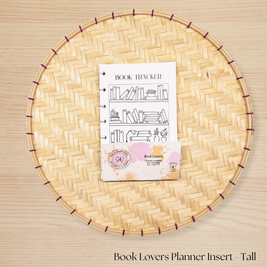 Book Lovers Planner Insert