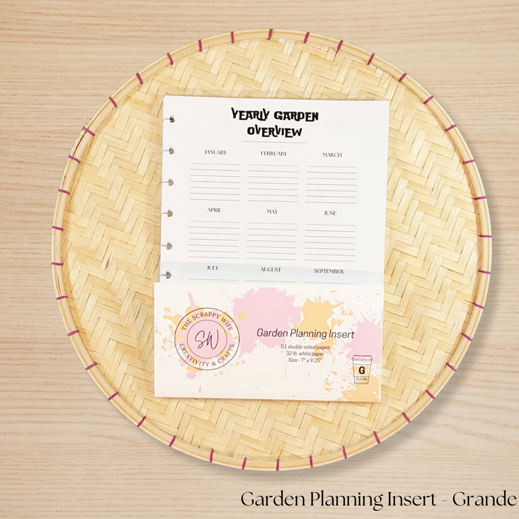 Garden Planning Insert