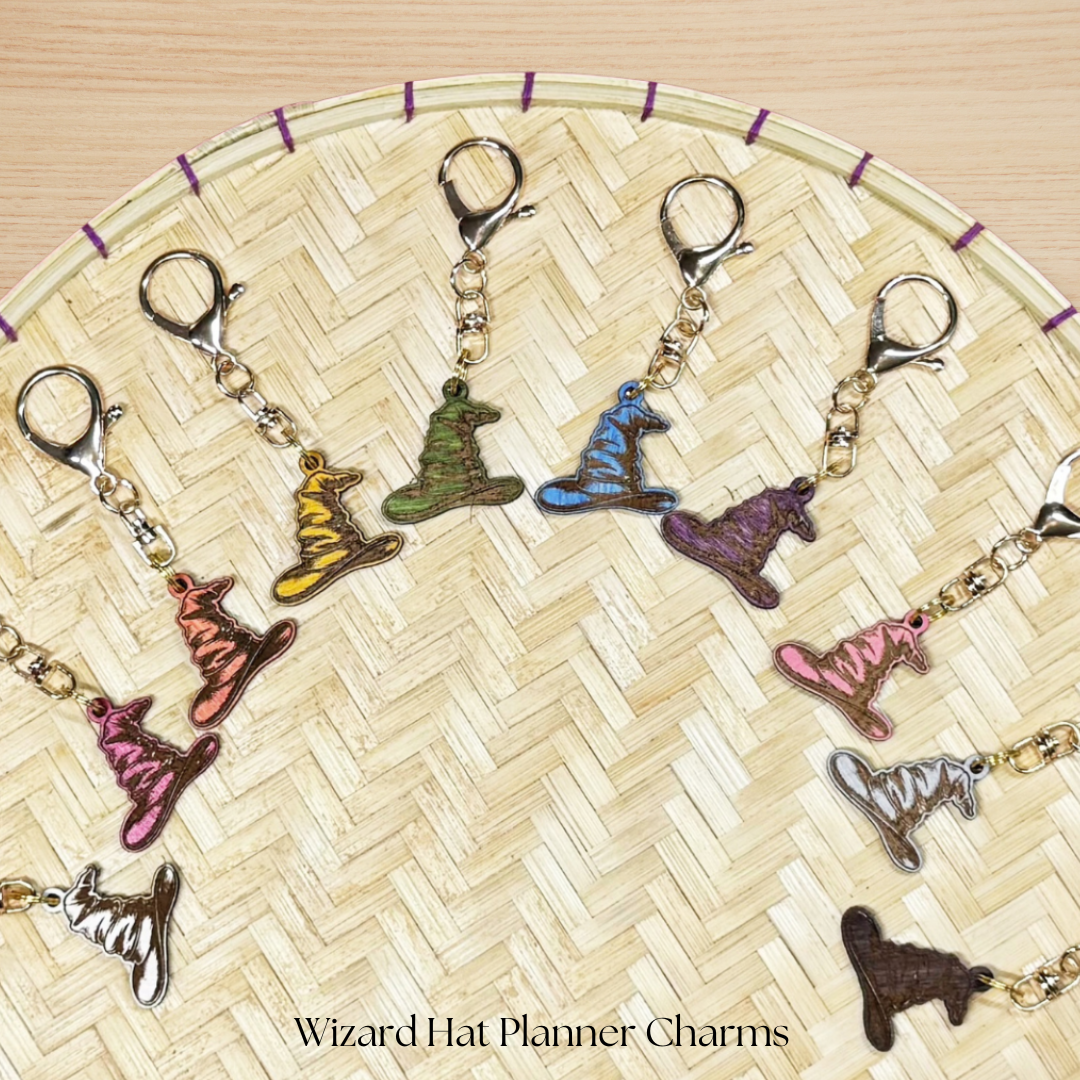 Wizard Hat Planner Charm
