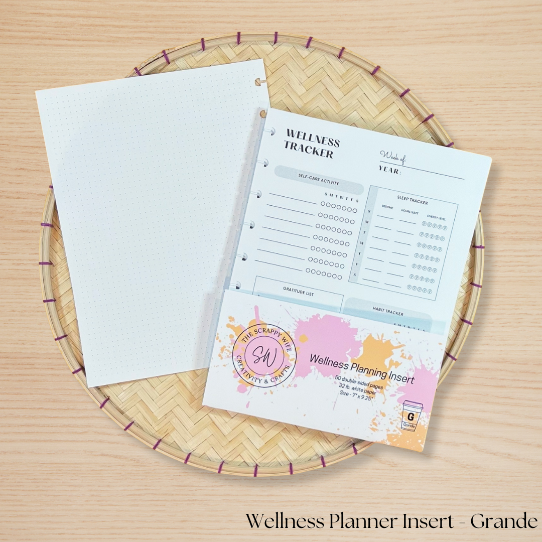 Wellness Planner Insert