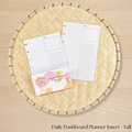 Daily Dashboard Planner Insert