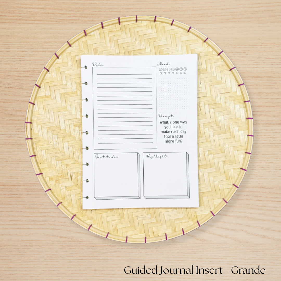Guided Journal Planner Insert