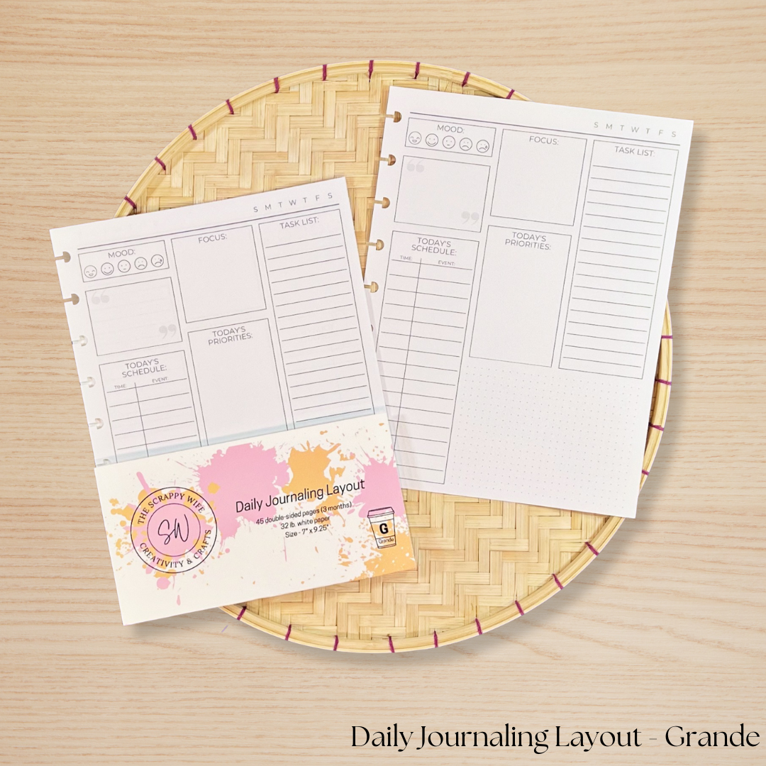 Daily Journaling Layout