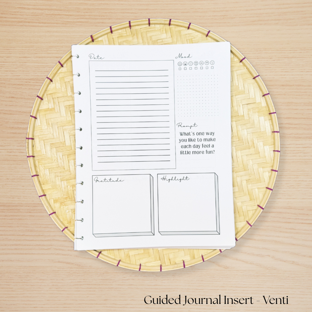 Guided Journal Planner Insert