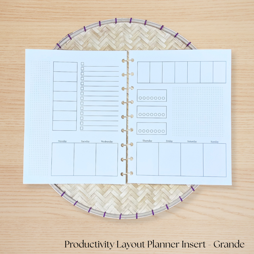 Productivity Planner Layout
