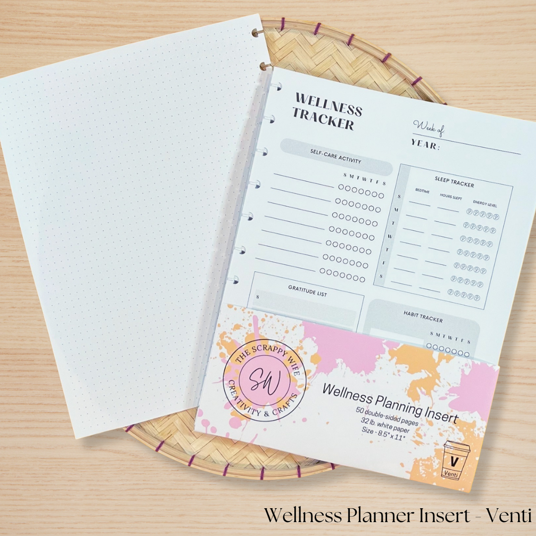 Wellness Planner Insert