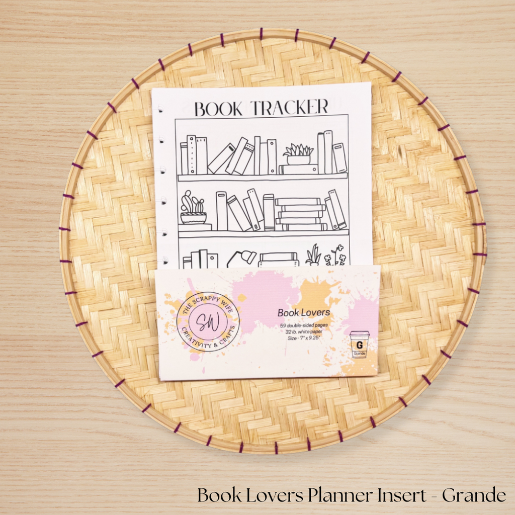 Book Lovers Planner Insert