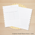 Scripture Study Planner Insert