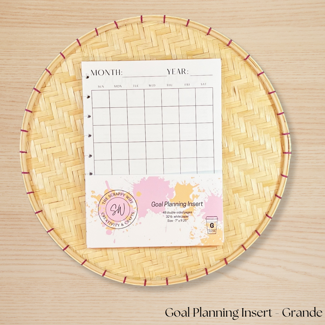 Goal Planning Insert