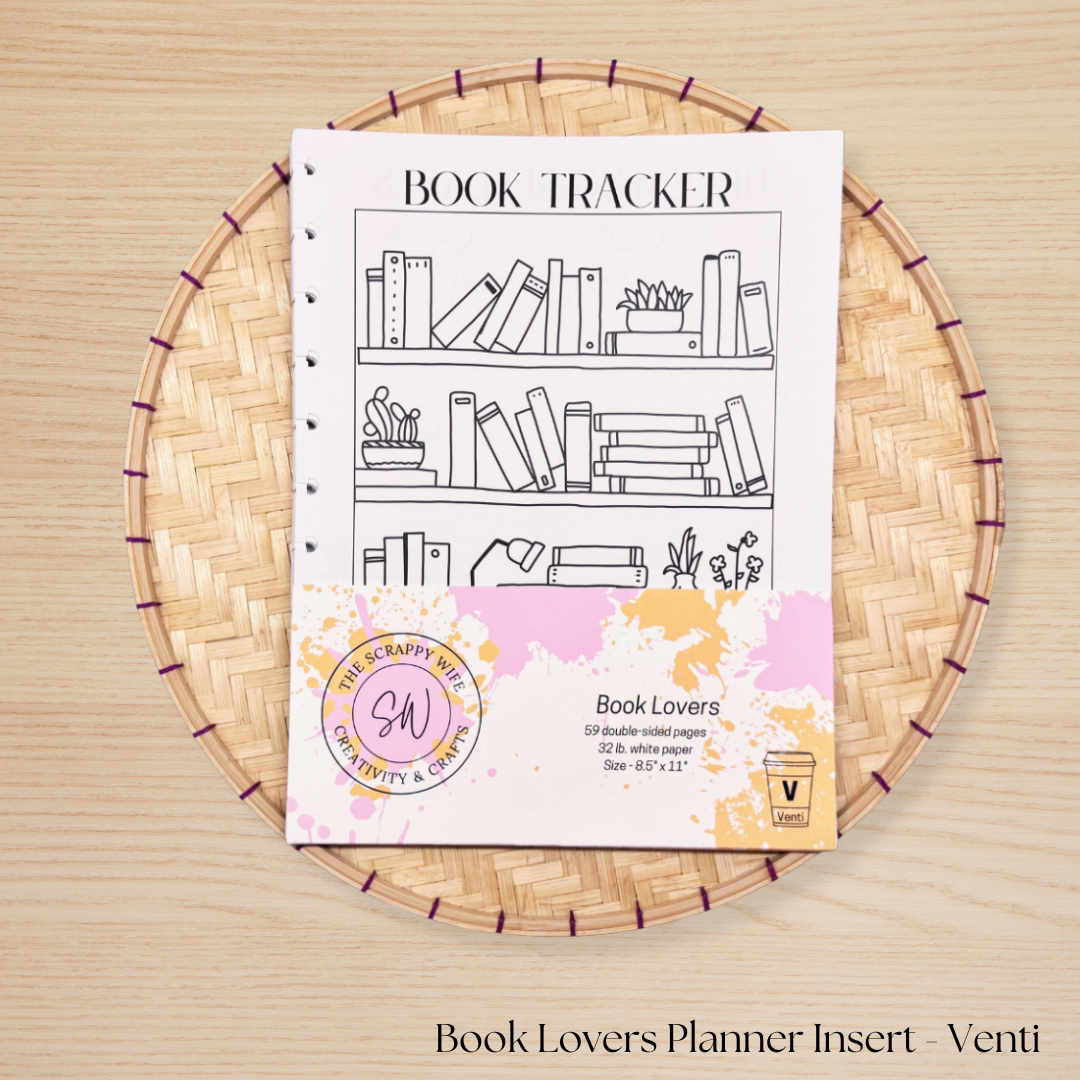 Book Lovers Planner Insert