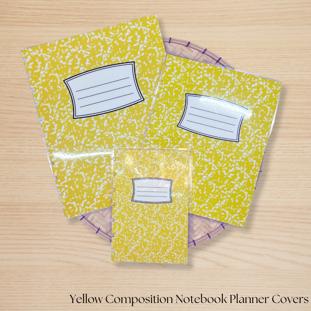 Composition Notebook Style Planner Covers