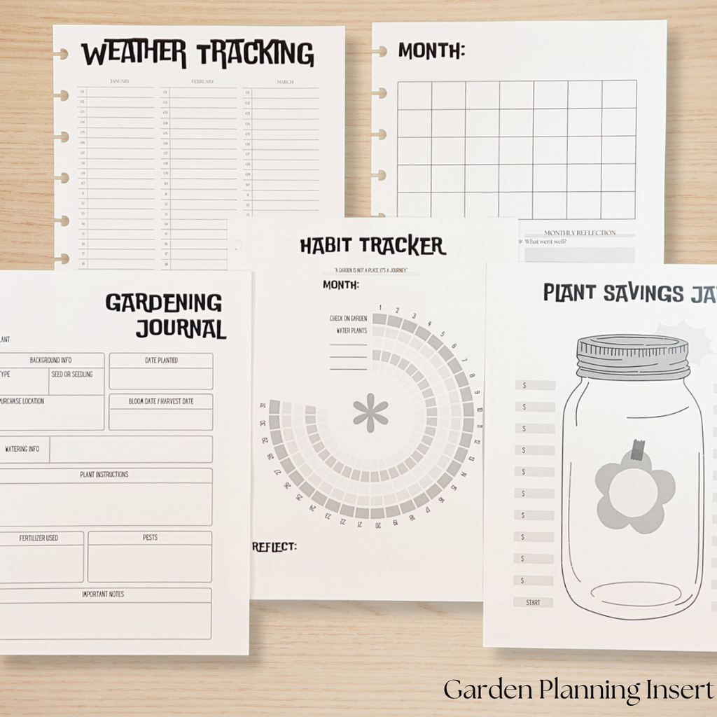 Garden Planning Insert