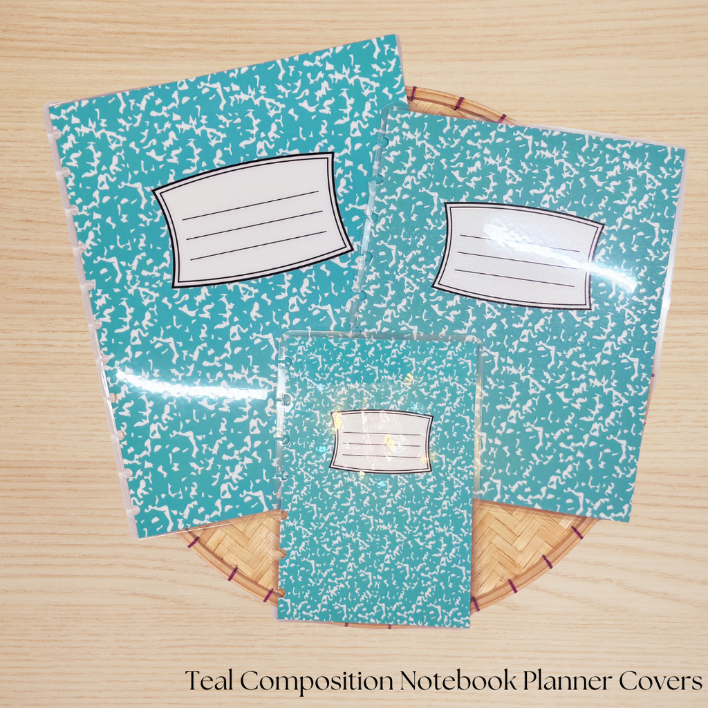 Composition Notebook Style Planner Covers