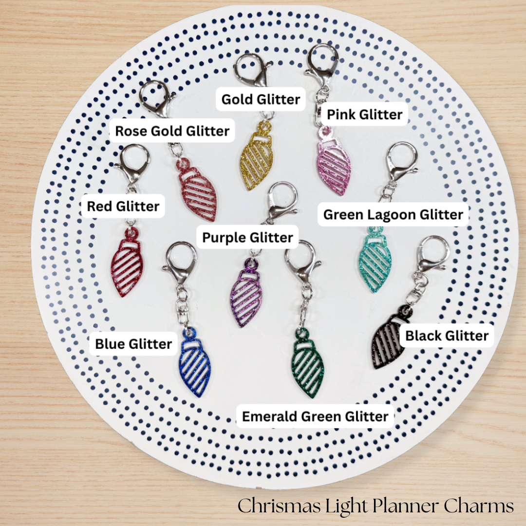 Christmas Light Planner Charm