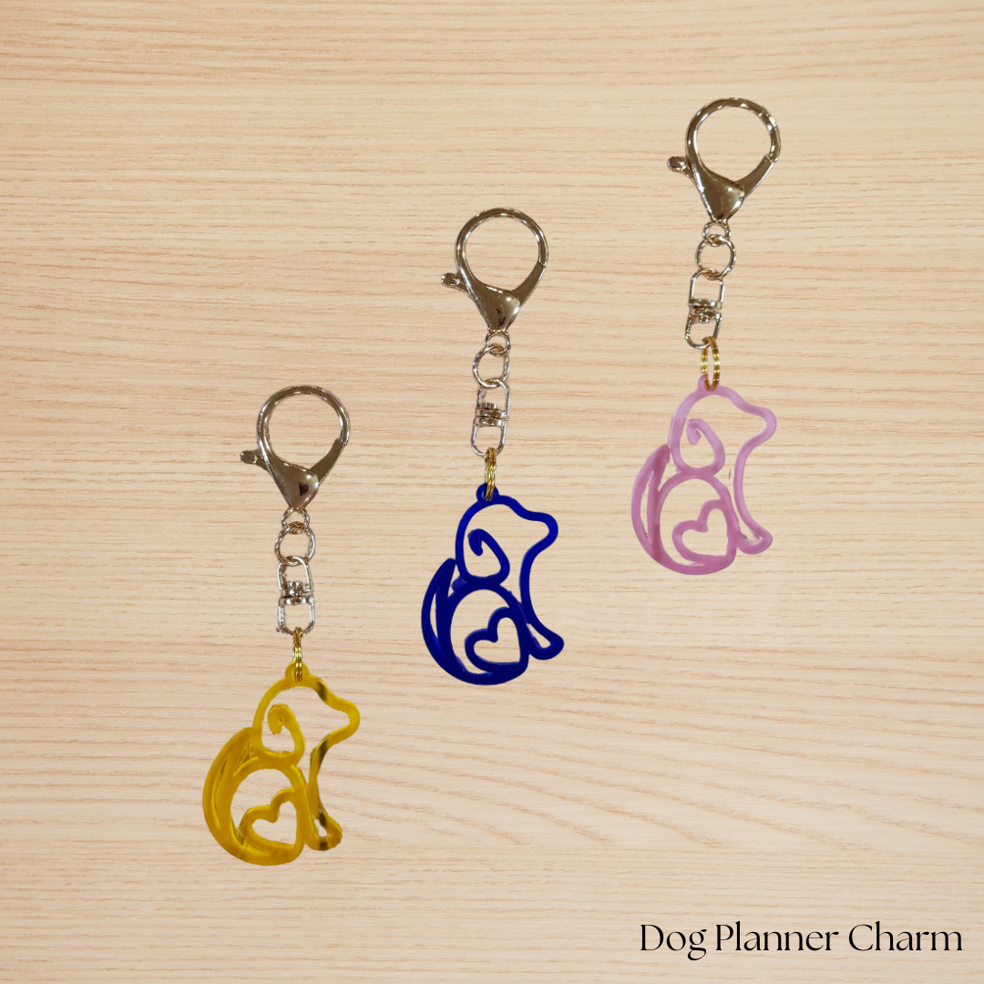 Dog Planner Charm