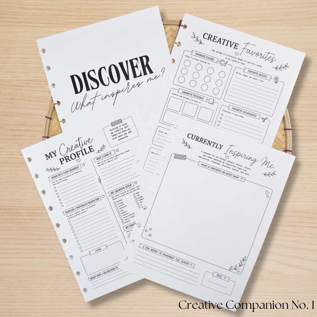 Creative Companion No. 1 Planner Insert