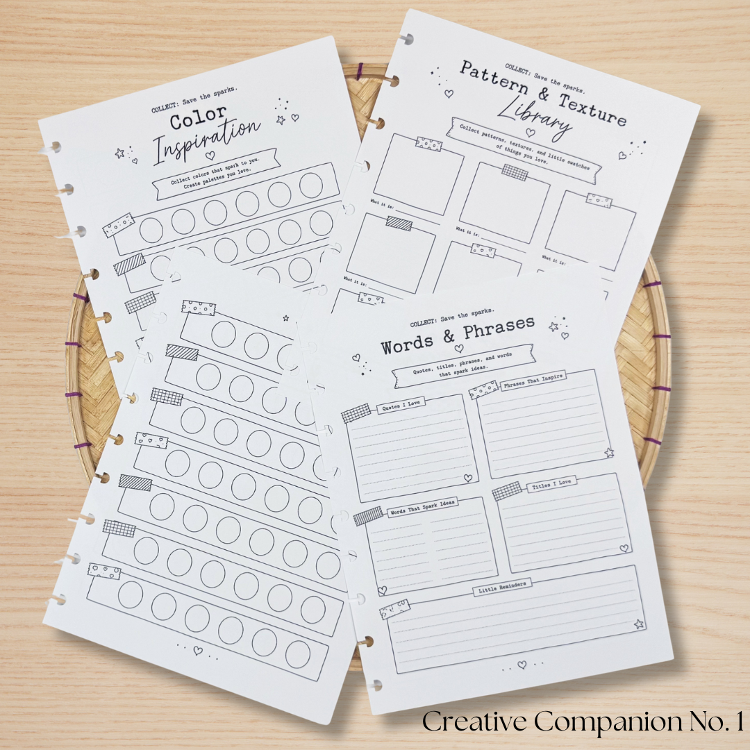 Creative Companion No. 1 Planner Insert