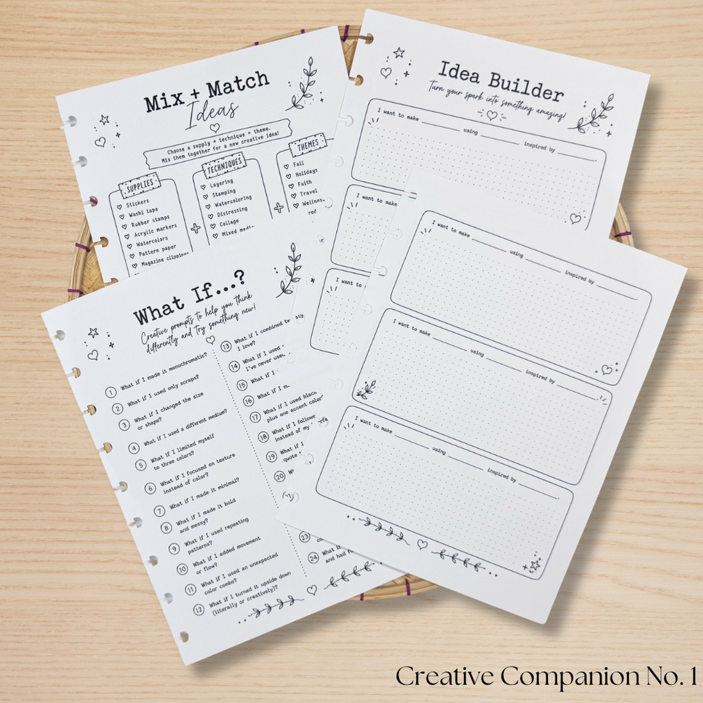 Creative Companion No. 1 Planner Insert