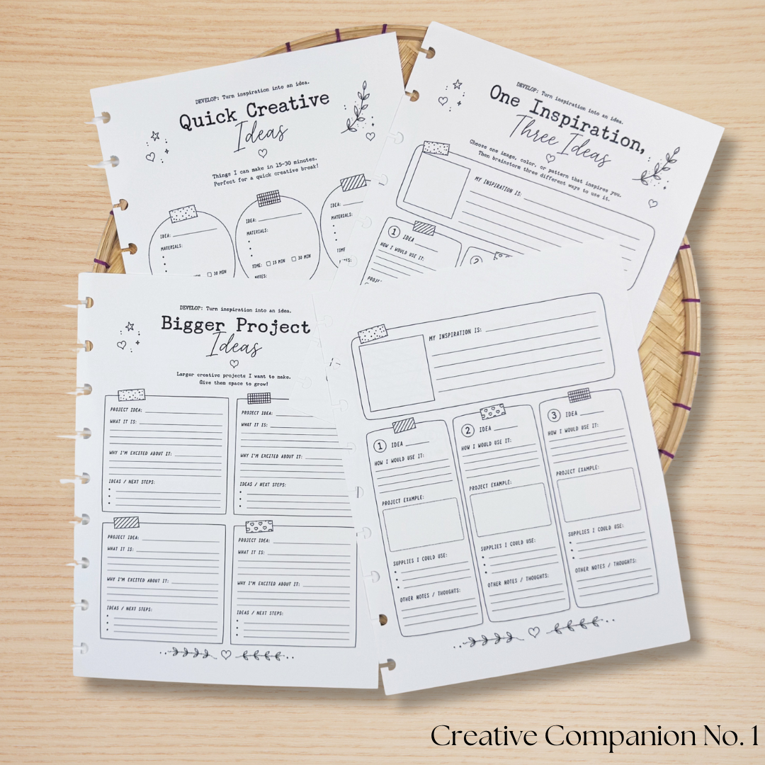 Creative Companion No. 1 Planner Insert