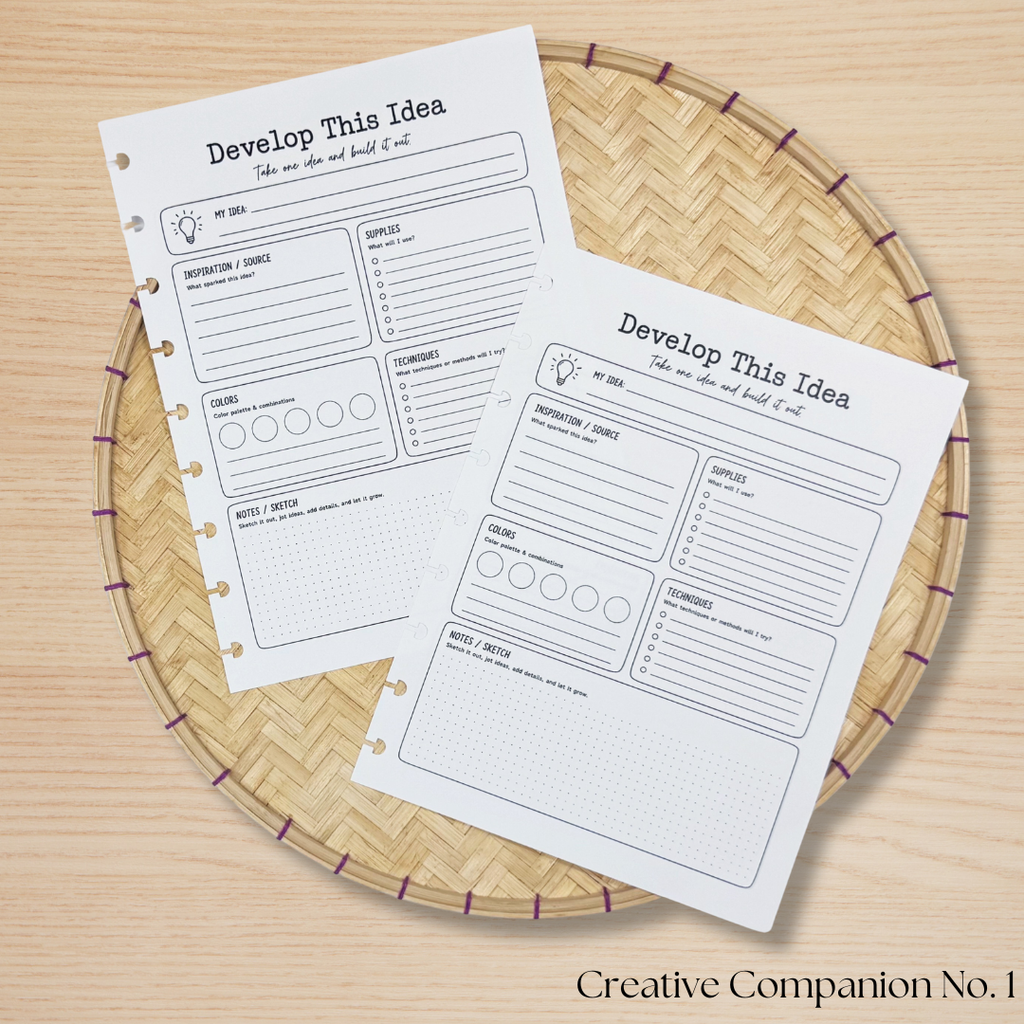 Creative Companion No. 1 Planner Insert