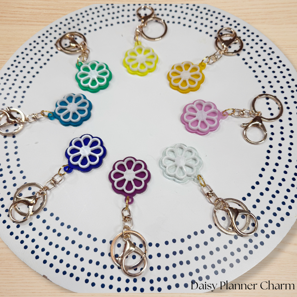 Daisy Planner Charm