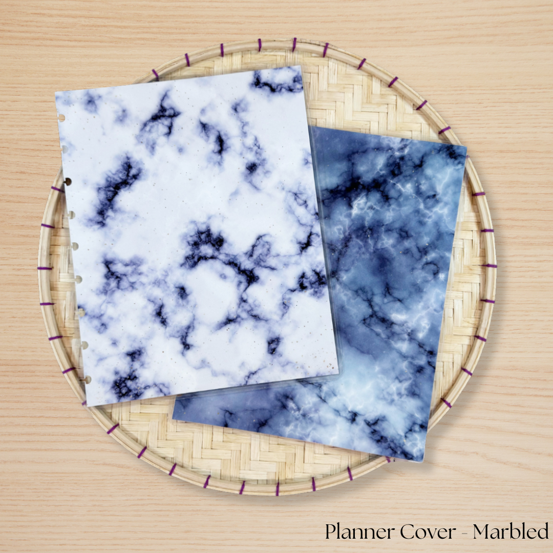 Marbled Planner Cover