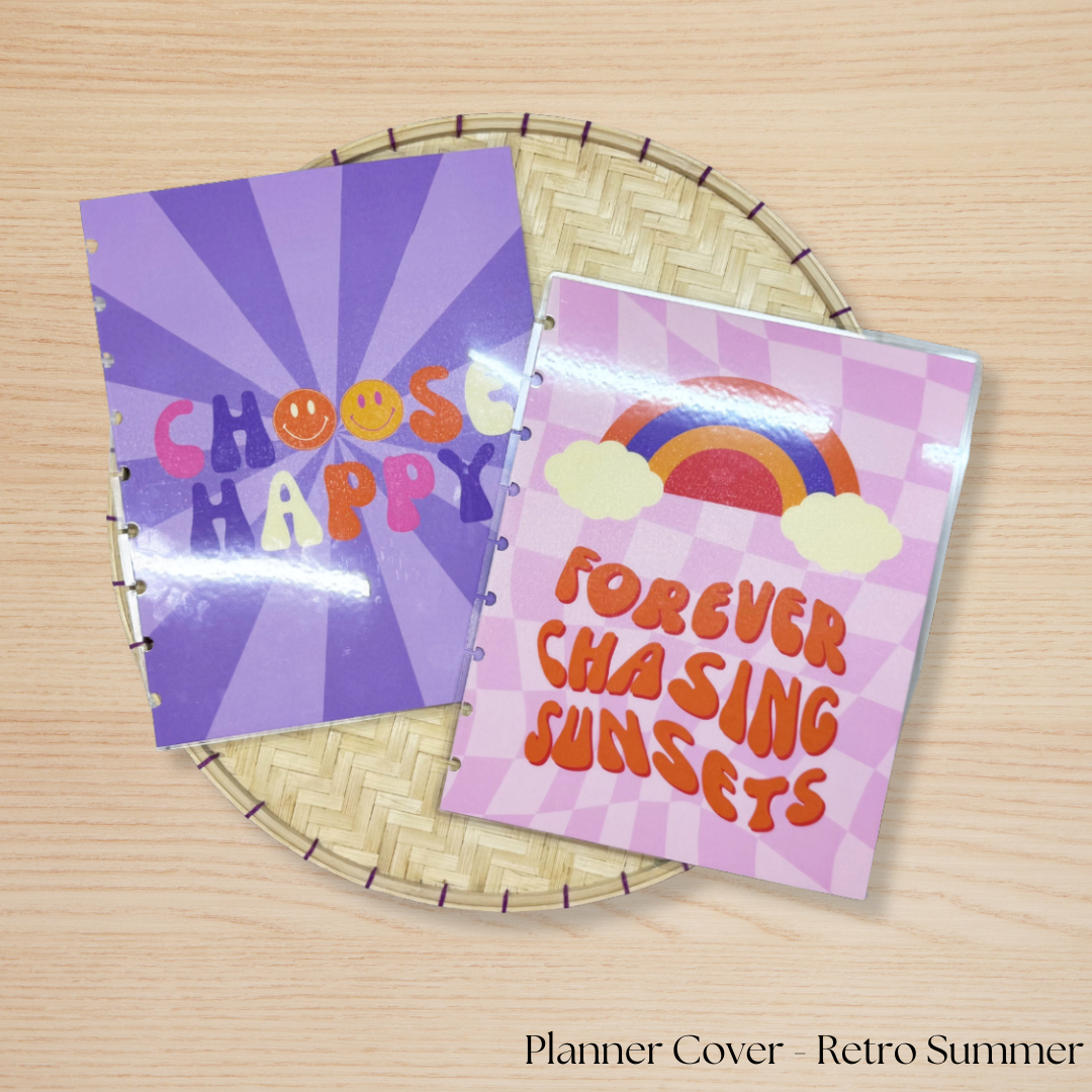 Retro Summer Planner Cover