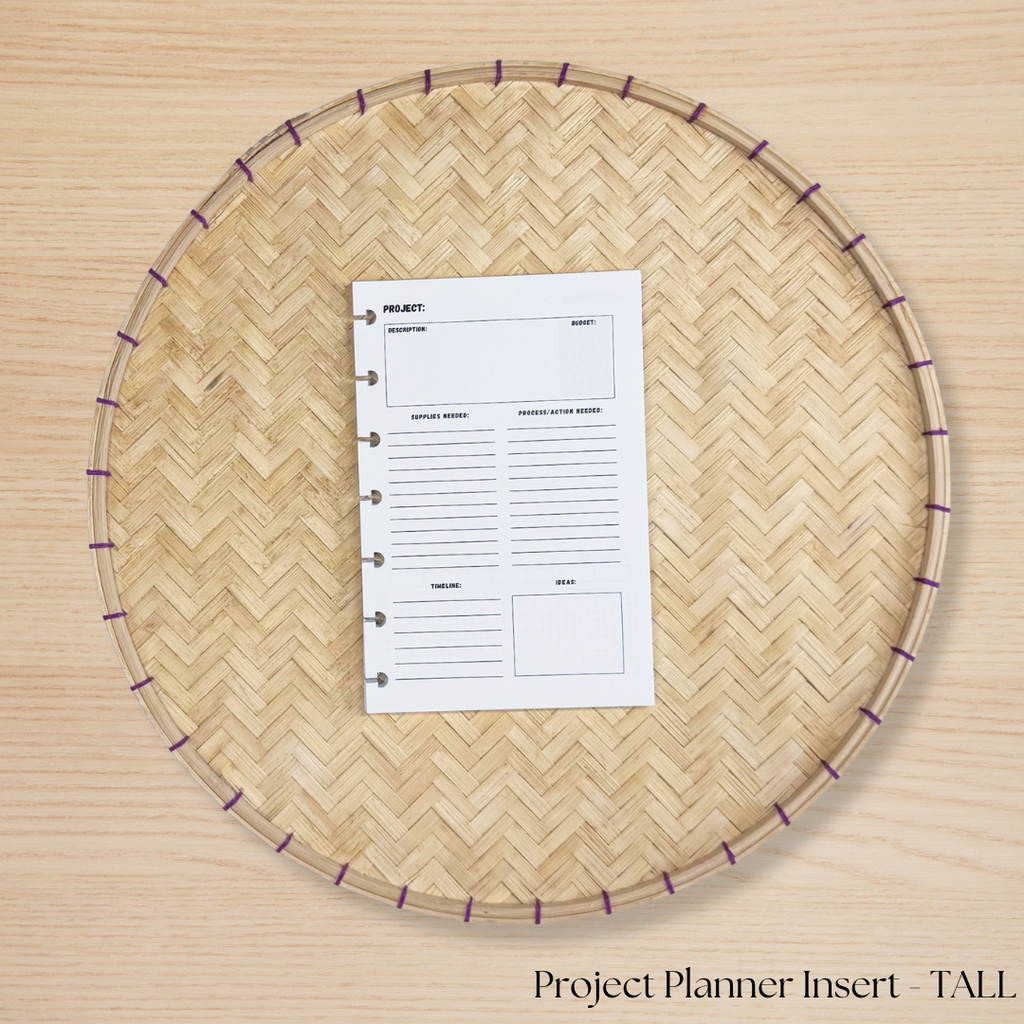 Project Planner Insert