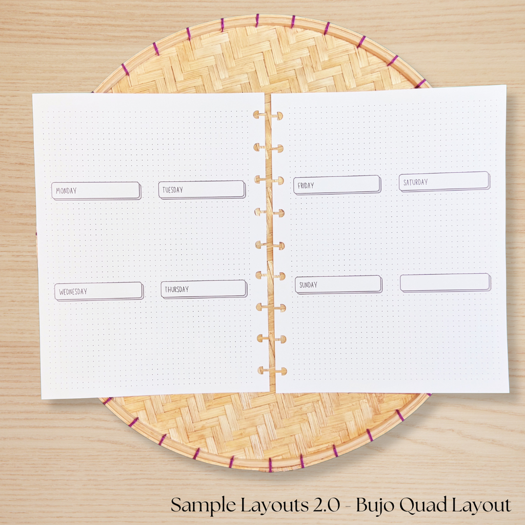 Sample Layouts 2.0  Planner Insert Pack