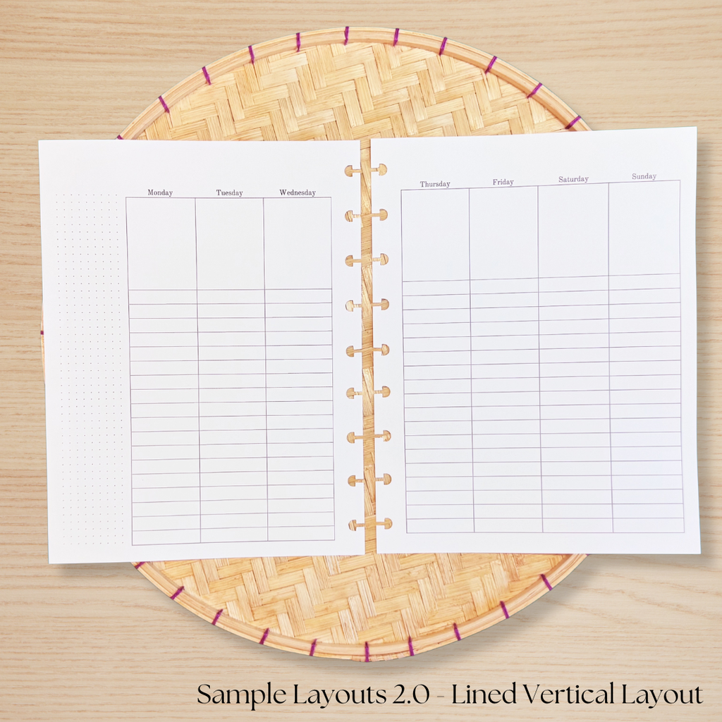Sample Layouts 2.0  Planner Insert Pack