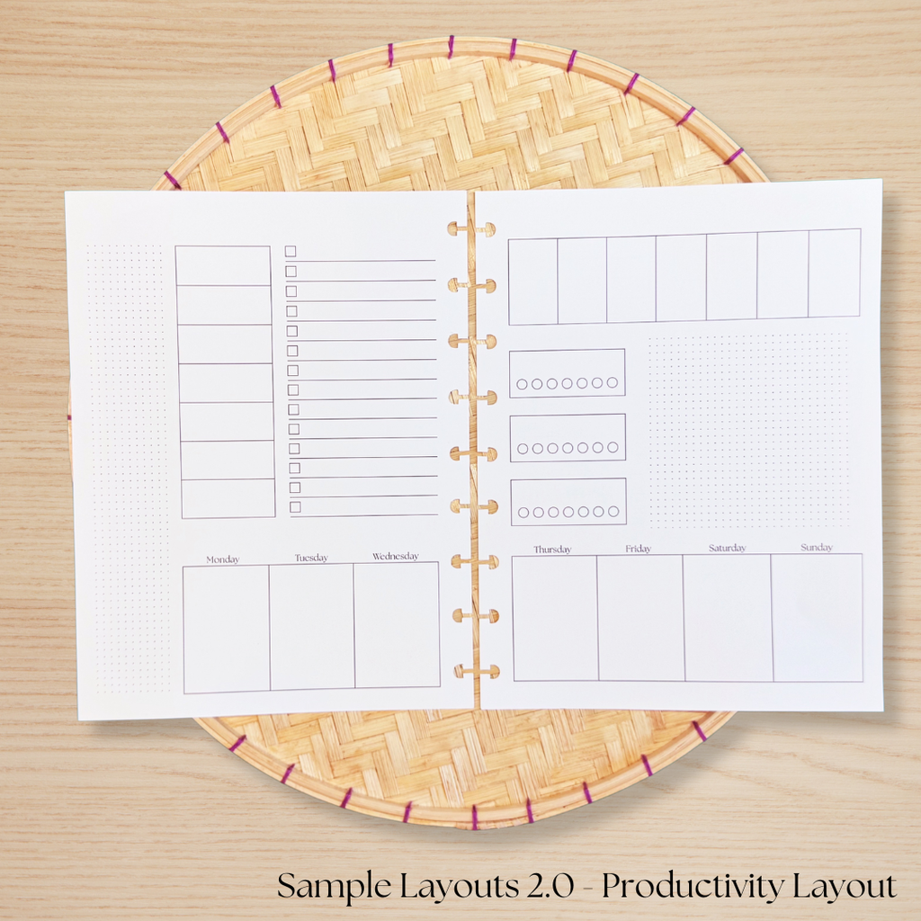 Sample Layouts 2.0  Planner Insert Pack