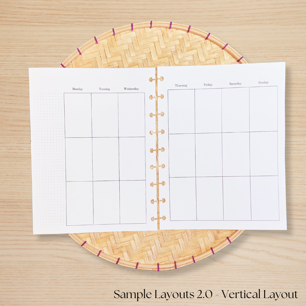 Sample Layouts 2.0  Planner Insert Pack