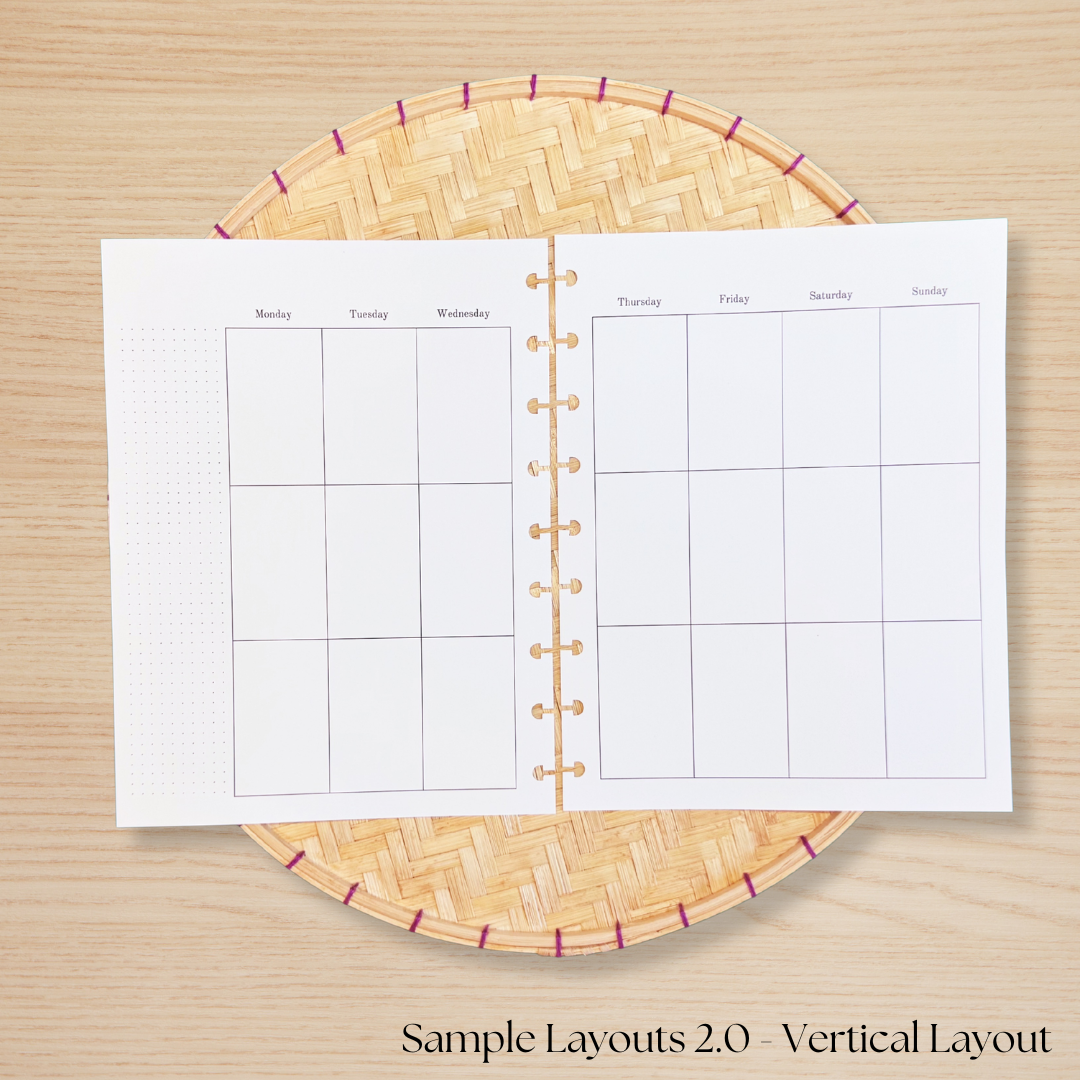 Sample Layouts 2.0  Planner Insert Pack