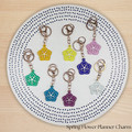 Spring Flower Planner Charm