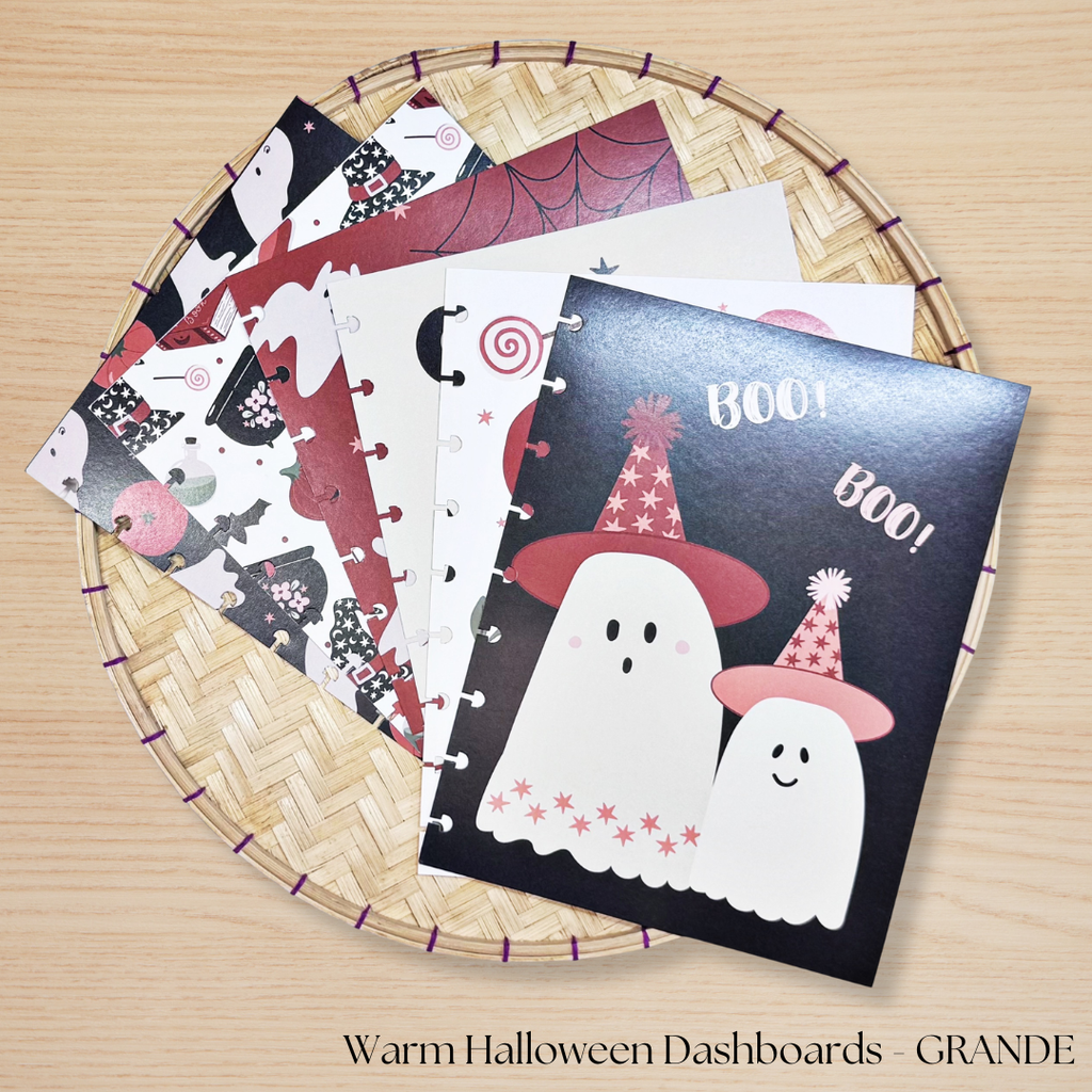 Warm Halloween Dashboards