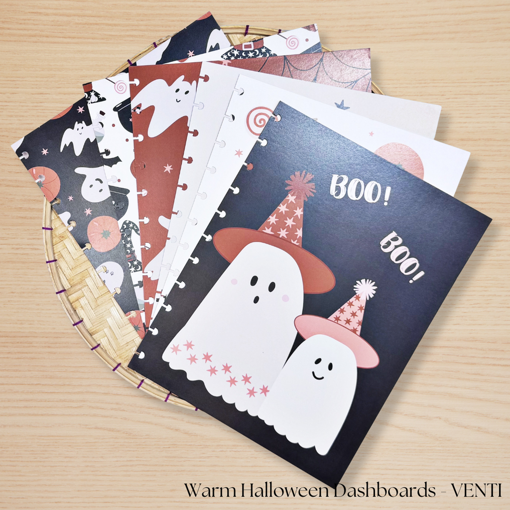 Warm Halloween Dashboards